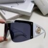 6931f9573a89a121ed54a7c8 Versace 2024 New Arrival European and American Style One-Piece Sunglasses, Fashionable Oversized Hollow-Out Sunglasses for Men and Women