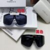 6931f9573a89a121ed54a7cc Versace 2024 New Arrival European and American Style One-Piece Sunglasses, Fashionable Oversized Hollow-Out Sunglasses for Men and Women