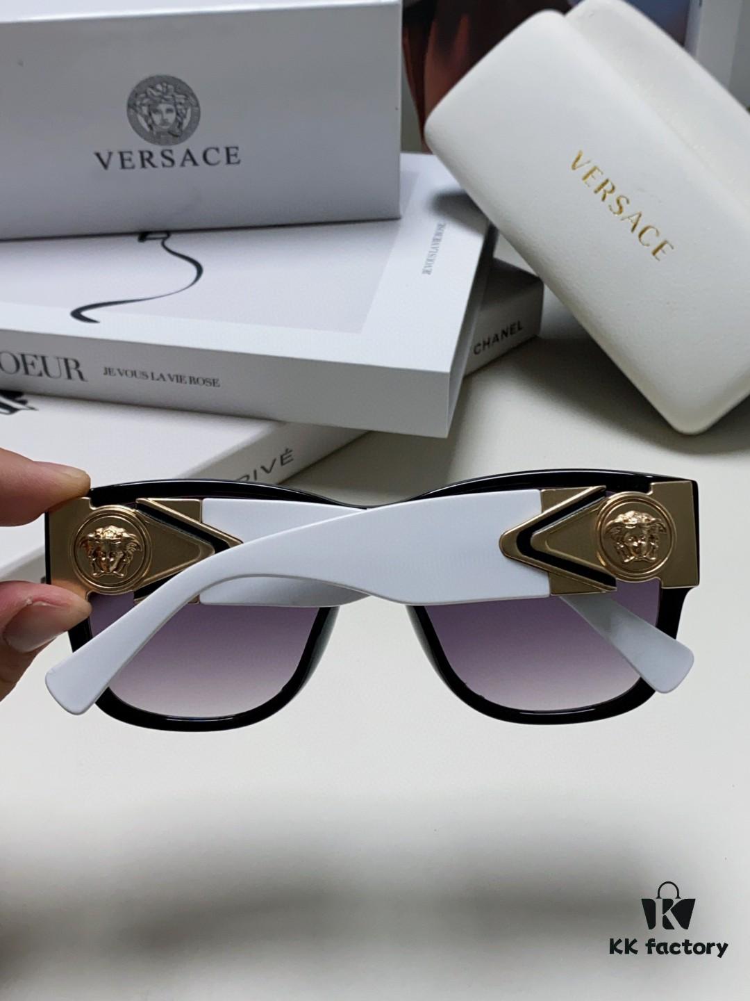 6931f9583a89a121ed54a7db Versace 2024 Latest Hit Fashion Human Head Sunglasses, Trendy Oversized Retro Sun Glasses for Men and Women, Unisex Eyewear