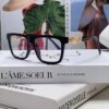 6931f9593a89a121ed54a7eb Versace 2024 New Engraved Eyeglass Frame, Unisex Black Thick Acetate Myopia Frame, Fashionable Eyewear Sunglasses