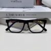 6931f95a3a89a121ed54a7f1 Versace 2024 New Engraved Eyeglass Frame, Unisex Black Thick Acetate Myopia Frame, Fashionable Eyewear Sunglasses
