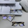6931f95a3a89a121ed54a7f3 Versace 2024 New Engraved Eyeglass Frame, Unisex Black Thick Acetate Myopia Frame, Fashionable Eyewear Sunglasses