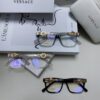 6931f95b3a89a121ed54a807 Versace 2024 New Engraved Eyeglass Frame Unisex Black Thick Acetate Myopia Frame Trendy Brand Optical Glasses Sunglasses