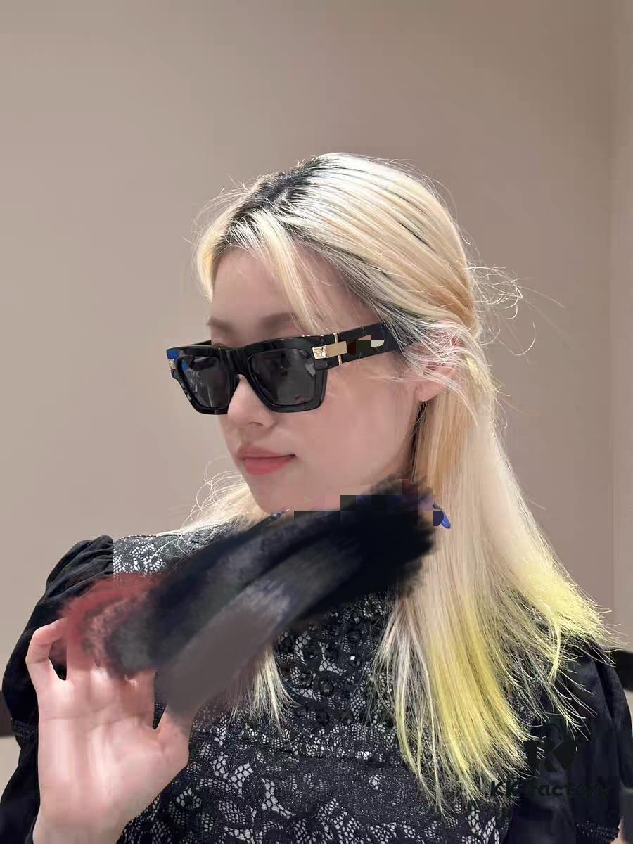 VERSACE/Verace 2024 New Classic Top Sunglasses, Rectangular Color-Block Street-Chic Unisex Eyewear 0VE4465F