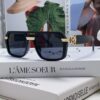 6931f9613a89a121ed54a84e VERSACE Unisex Classic Black and Gold Sunglasses Fashion Couple Shades VE4399