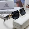 6931f9613a89a121ed54a855 VERSACE Unisex Classic Black and Gold Sunglasses Fashion Couple Shades VE4399
