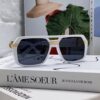 6931f9623a89a121ed54a85b VERSACE Unisex Classic Black and Gold Sunglasses Fashion Couple Shades VE4399