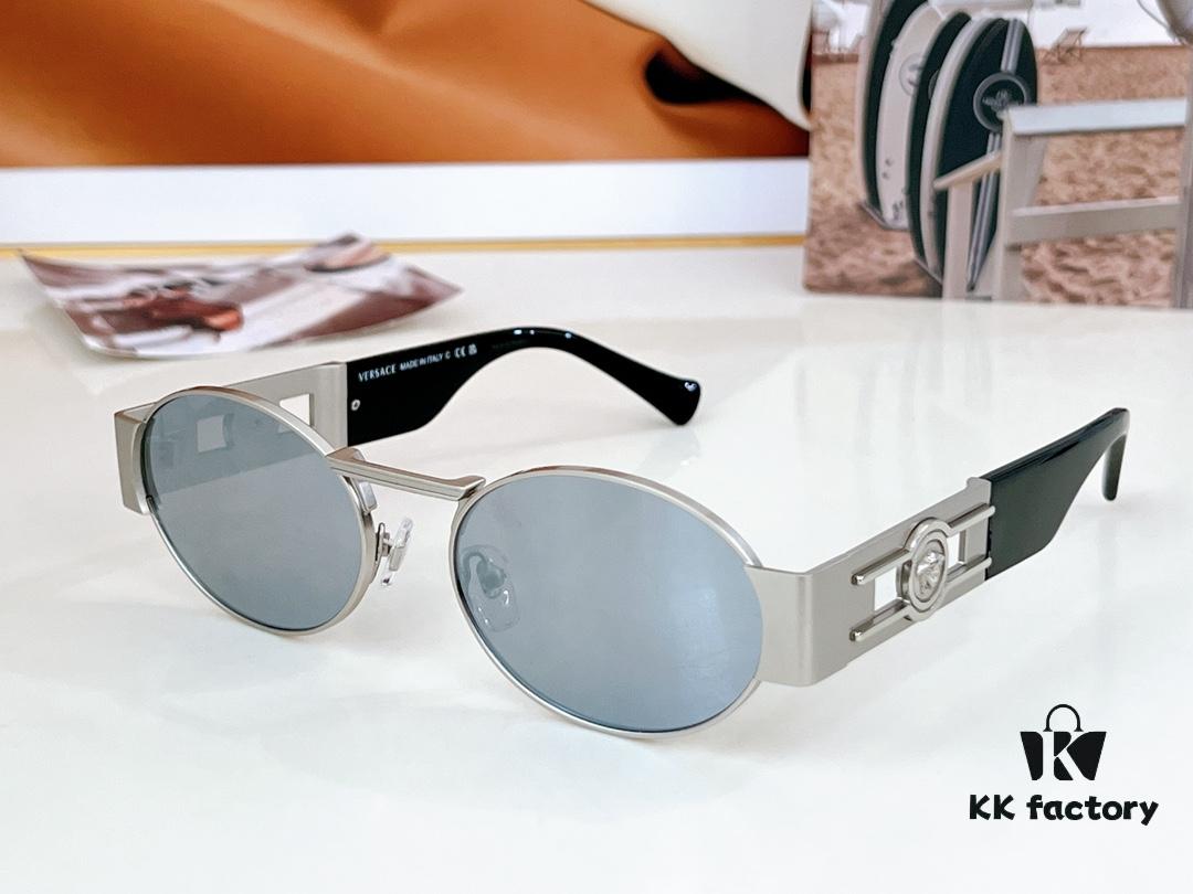 6931f96a3a89a121ed54a8cc 150 Matte High-Quality Versace VE2264 Details Available, Frosted Texture, 3D Medusa Queen Design, Top-Tier Sunglasses