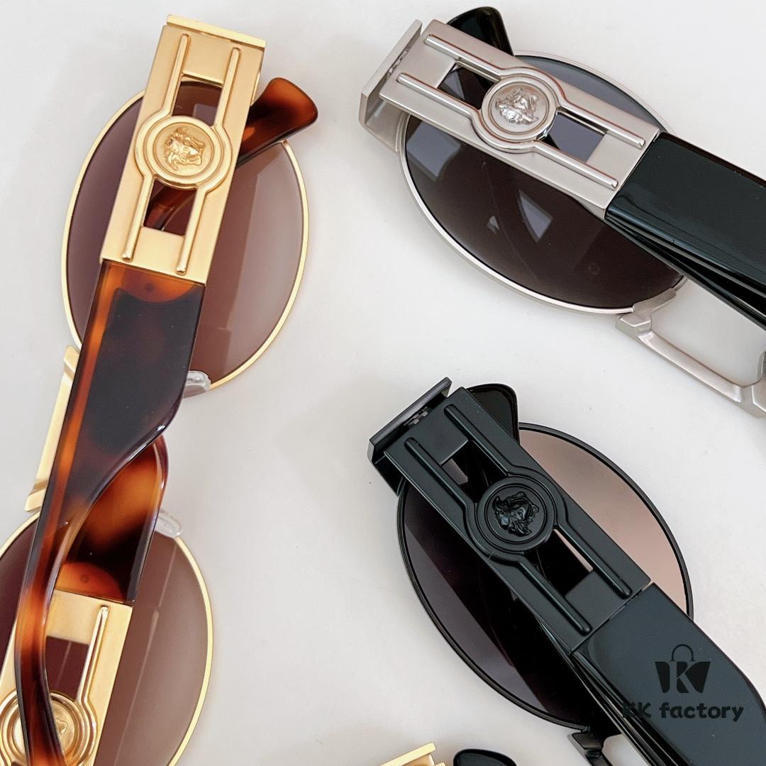 6931f96a3a89a121ed54a8cf 150 Matte High-Quality Versace VE2264 Details Available, Frosted Texture, 3D Medusa Queen Design, Top-Tier Sunglasses