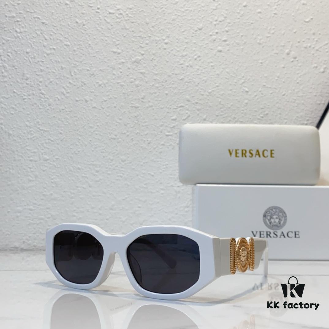 6931f96b3a89a121ed54a8de 140 Versace MODEL: VE4361 Unisex Sunglasses with Iconic Temple Design