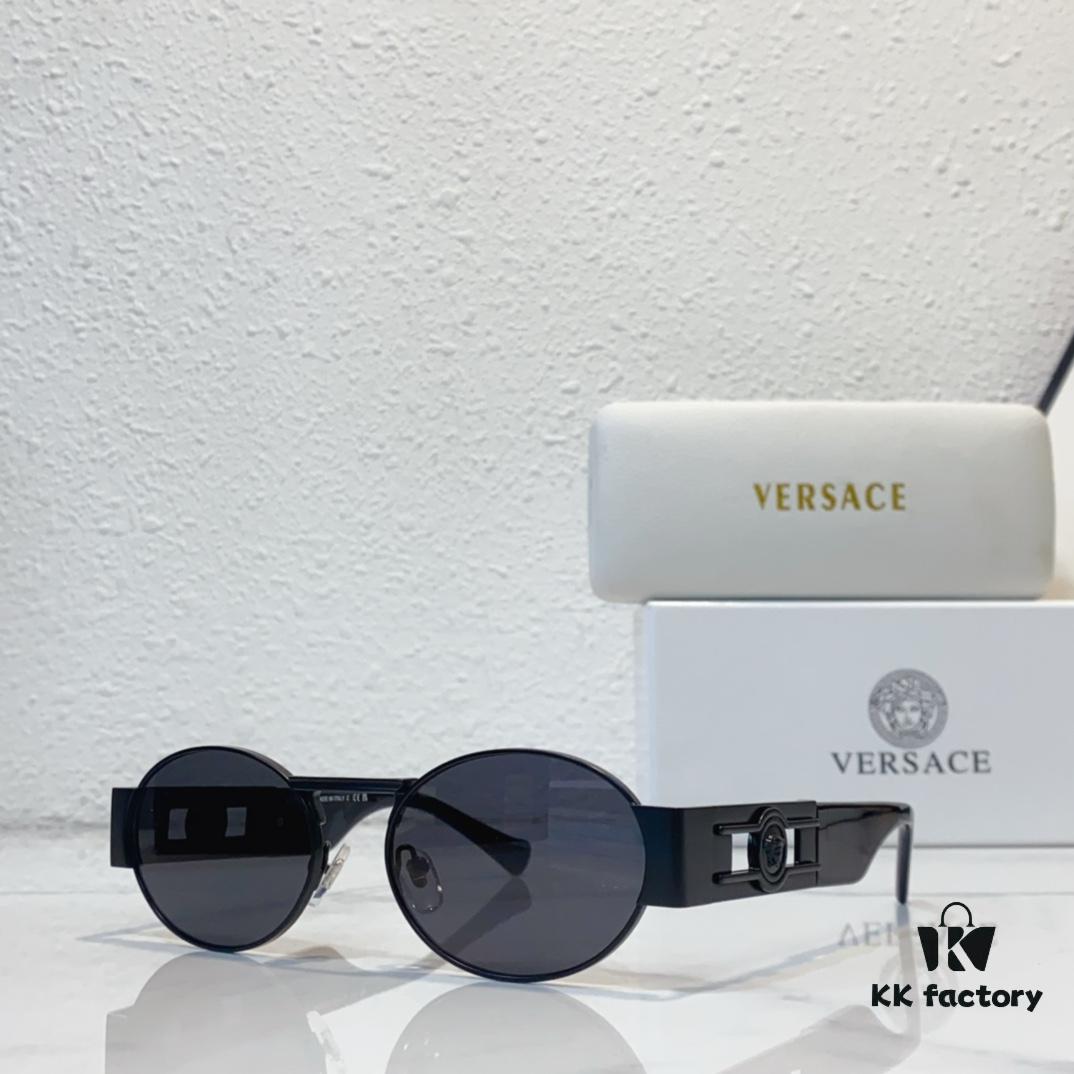 6931f96c3a89a121ed54a8ec 150 Frosted High-Quality Versace VE2264 Details Available, Frosted Texture, 3D Medusa Queen, Instagram Popular Sunglasses