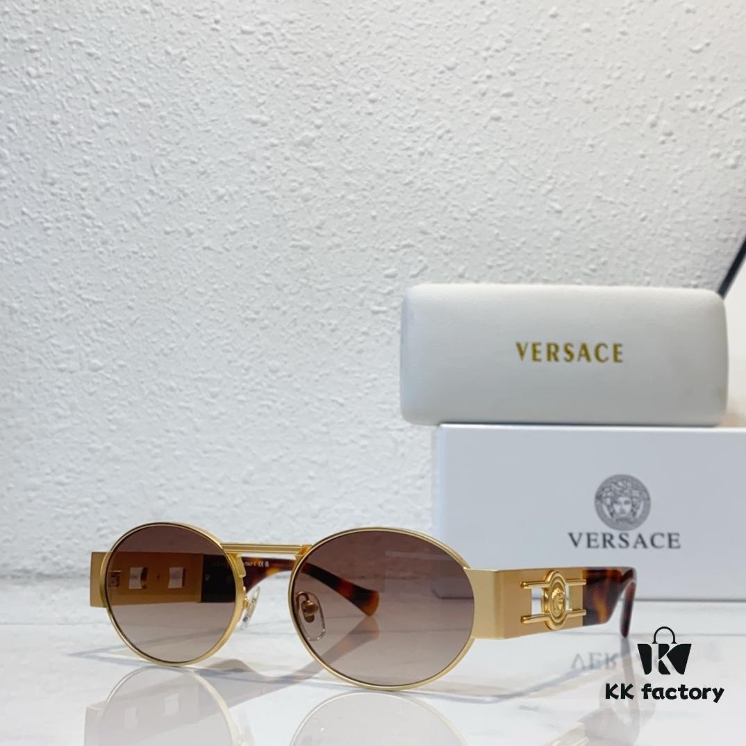 6931f96c3a89a121ed54a8f1 150 Frosted High-Quality Versace VE2264 Details Available, Frosted Texture, 3D Medusa Queen, Instagram Popular Sunglasses