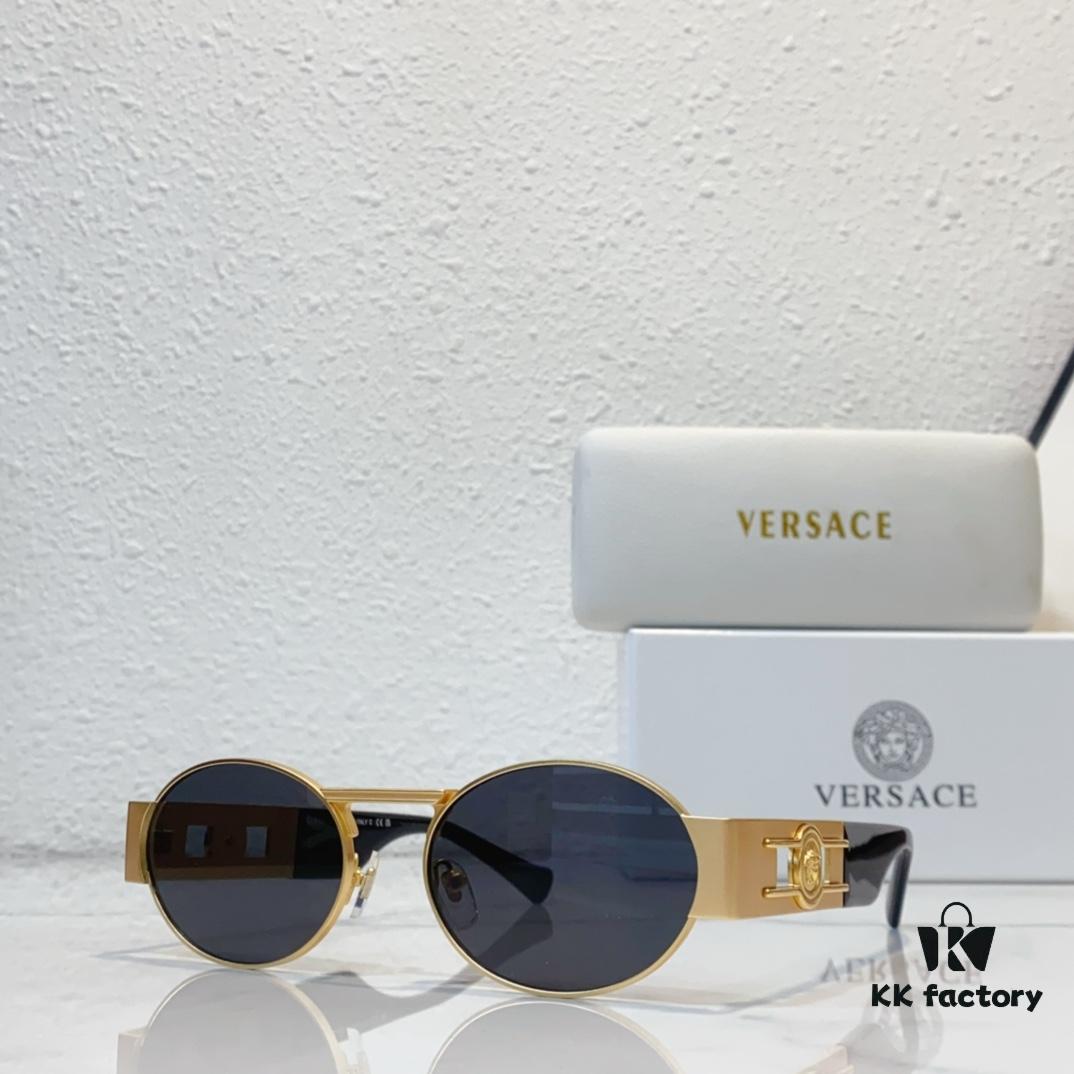 6931f96c3a89a121ed54a8f2 150 Frosted High-Quality Versace VE2264 Details Available, Frosted Texture, 3D Medusa Queen, Instagram Popular Sunglasses