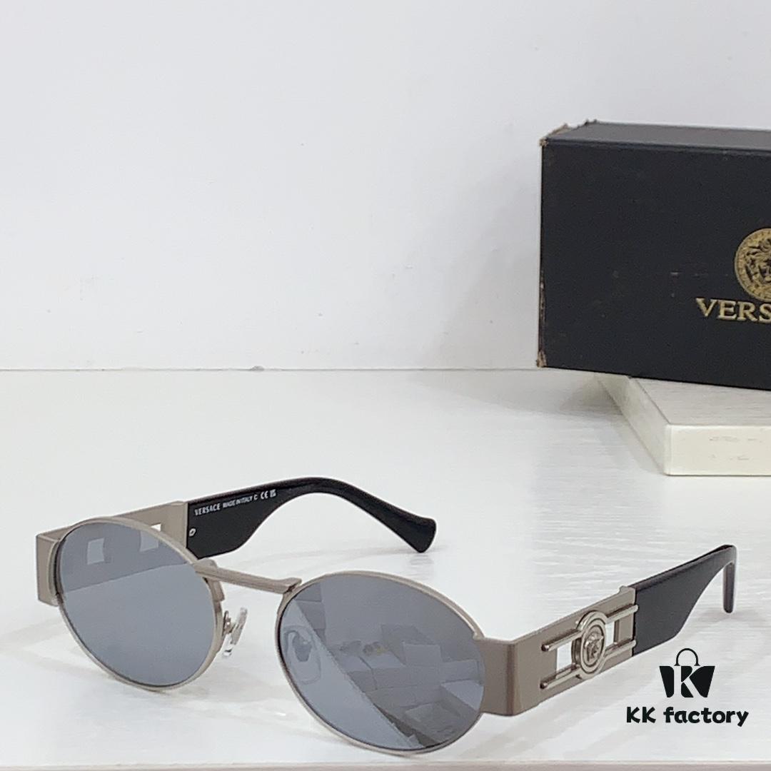6931f96d3a89a121ed54a8fe 150 Frosted High-Quality Versace VE2264 Details Ins Popular Sunglasses