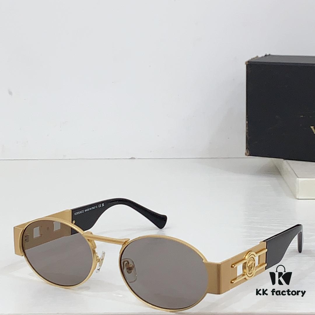 6931f96d3a89a121ed54a900 150 Frosted High-Quality Versace VE2264 Details Ins Popular Sunglasses
