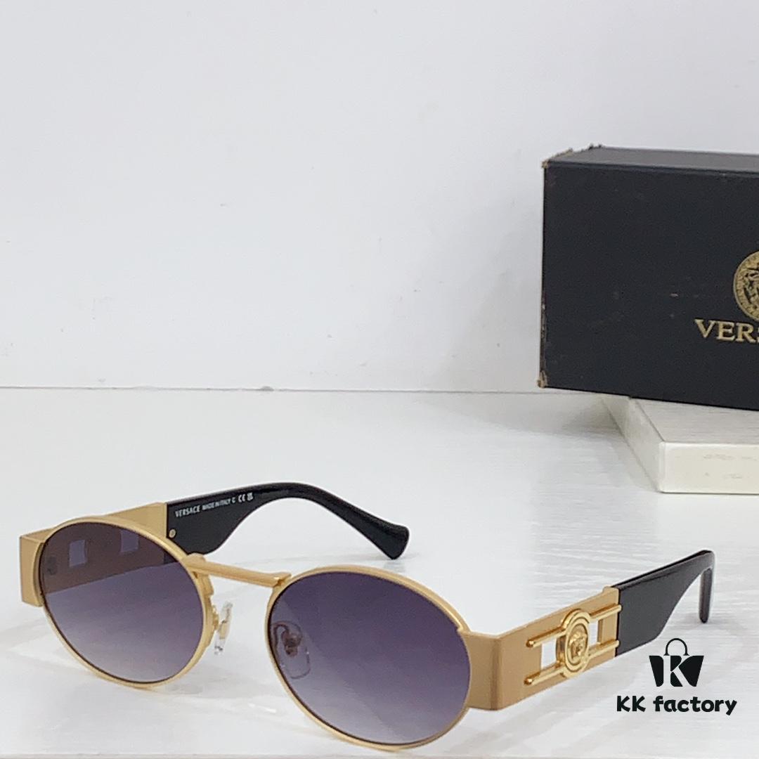 6931f96d3a89a121ed54a901 150 Frosted High-Quality Versace VE2264 Details Ins Popular Sunglasses