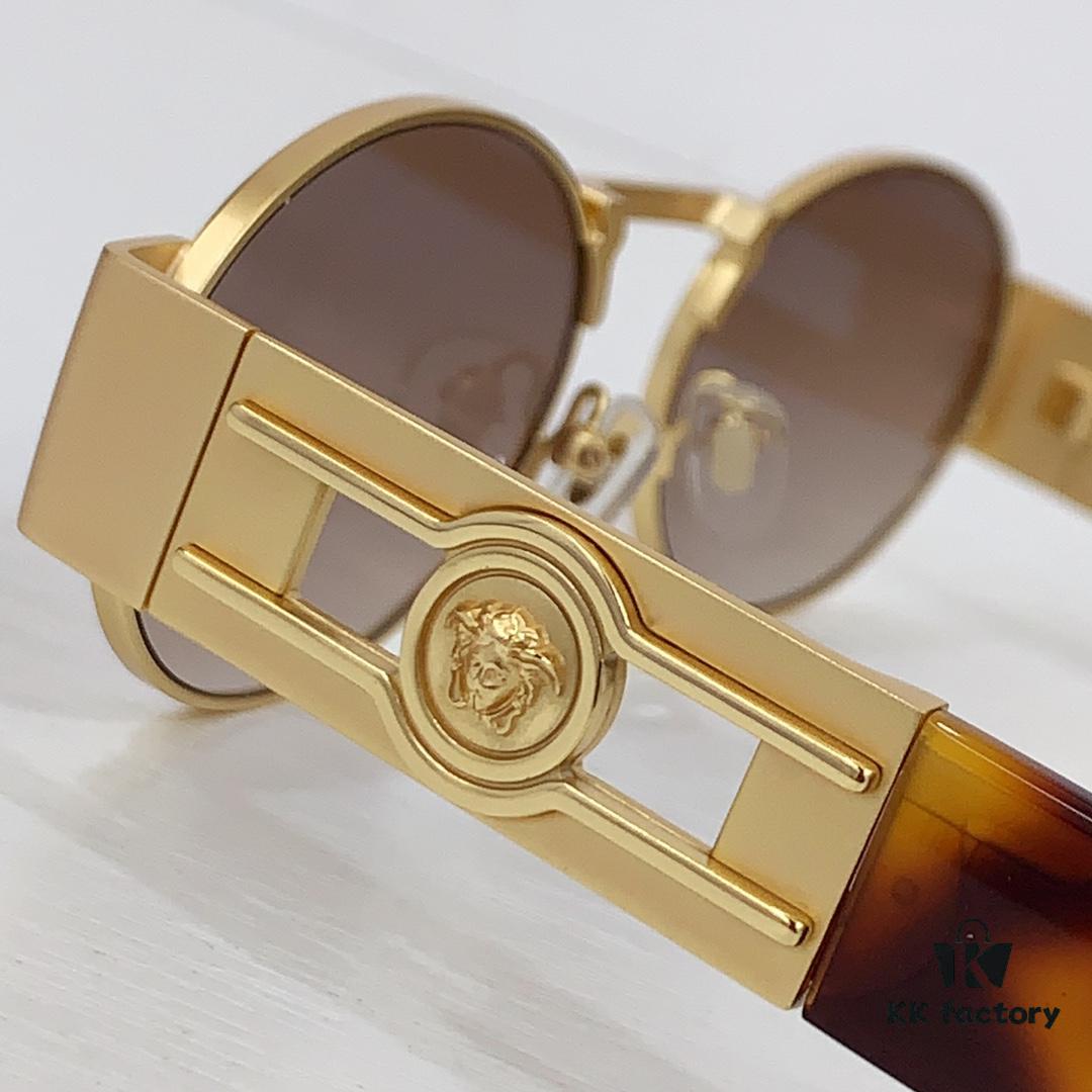 6931f96e3a89a121ed54a905 150 Frosted High-Quality Versace VE2264 Details Ins Popular Sunglasses