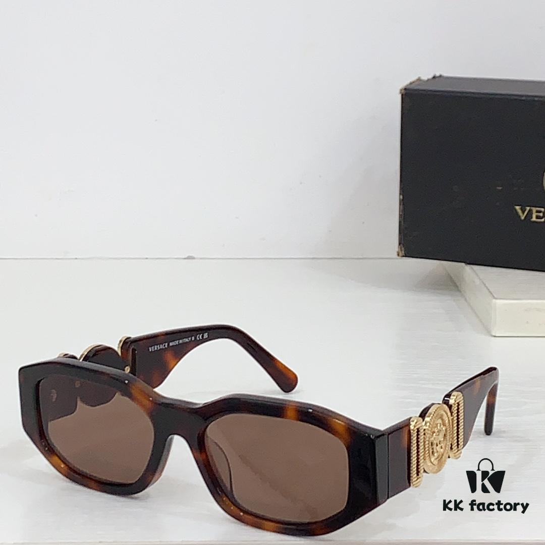6931f96f3a89a121ed54a914 140 Versace MODEL: VE4361 Unisex Sunglasses with Iconic Temple Design