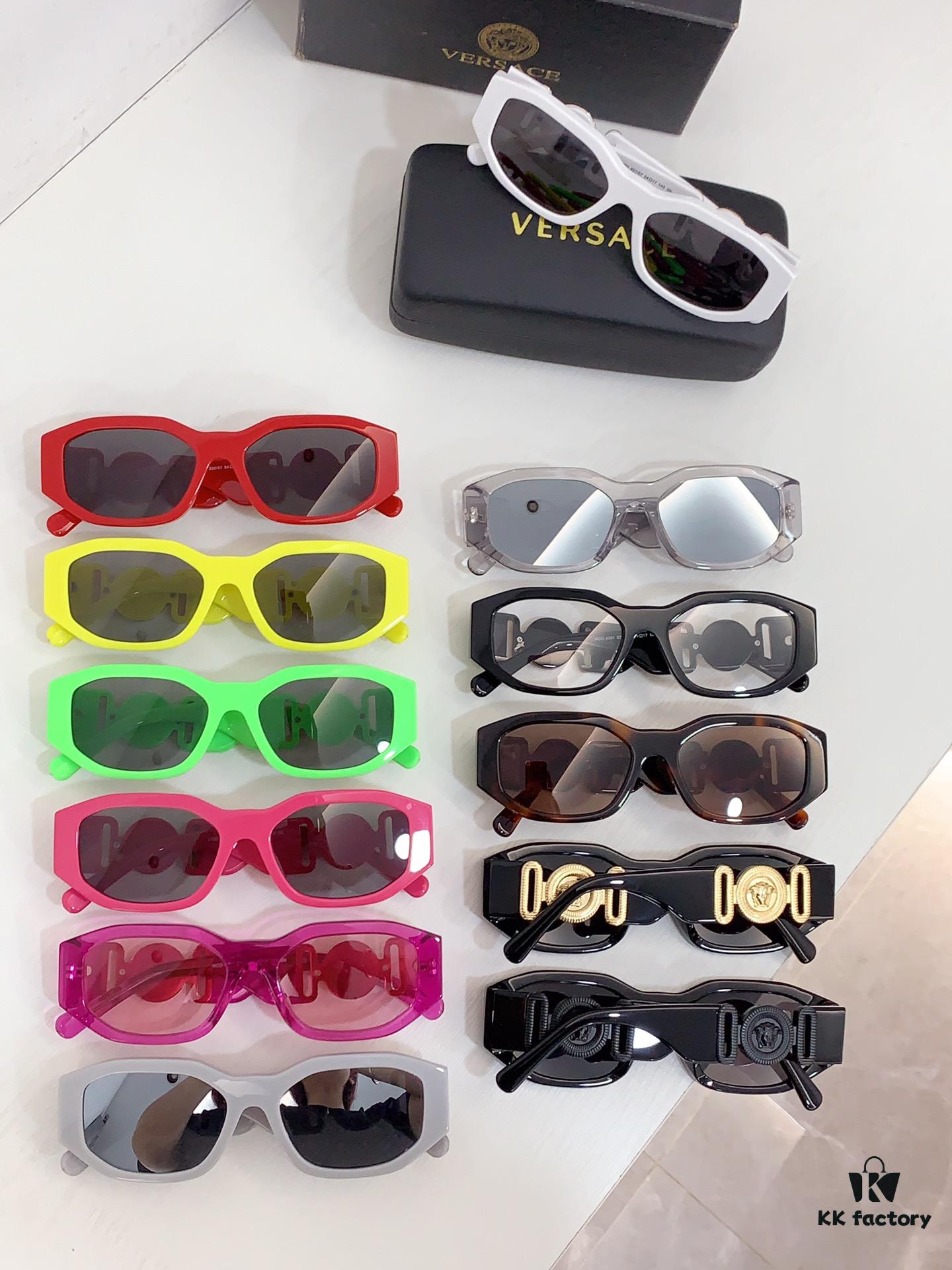 6931f96f3a89a121ed54a918 140 Versace MODEL: VE4361 Unisex Sunglasses with Iconic Temple Design
