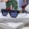 6931f96f3a89a121ed54a919 Versace Unisex Retro Stylish Narrow Frame Black Sunglasses with White Frame