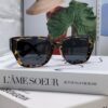 6931f9703a89a121ed54a923 Versace Unisex Retro Stylish Narrow Frame Black Sunglasses with White Frame High-End Fashion