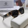 6931f9703a89a121ed54a929 Versace Unisex Retro Stylish Narrow Frame Black Sunglasses with White Frame High-End Fashion