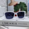 6931f9713a89a121ed54a92d Versace Unisex Retro Stylish Narrow Frame Black Sunglasses with White Frame High-End Sun Glasses