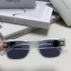 6931f9713a89a121ed54a930 Versace Unisex Retro Stylish Narrow Frame Black Sunglasses with White Frame High-End Sun Glasses