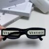 6931f9753a89a121ed54a965 Versace 2014 New Small Frame Sunglasses for Women, High-End Letter Design Unisex Square Sunglasses, Vintage Style Men's and Women's Eyewear