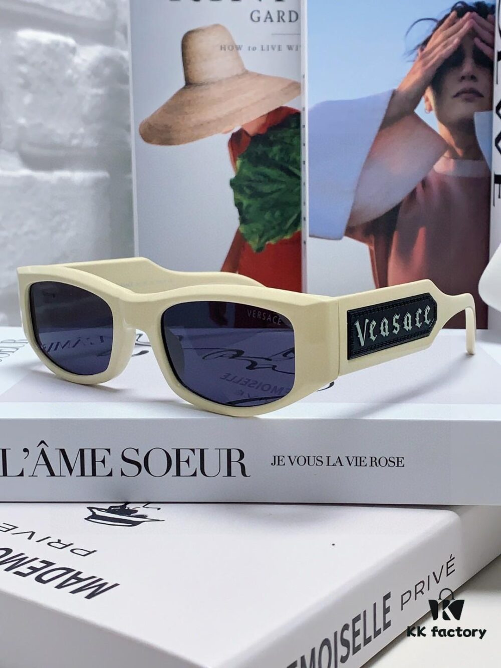 6931f9753a89a121ed54a96b Versace 2014 New Arrival Small Frame Sunglasses for Women, Stylish Letter Design Unisex Square Sunglasses, Retro-Style Men's and Women's Eyewear