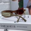 6931f9763a89a121ed54a977 Versace 2014 New Small Frame Sunglasses for Women, Stylish Lettered Sunglasses, Square Frame Unisex Retro Sunglasses for Men and Women