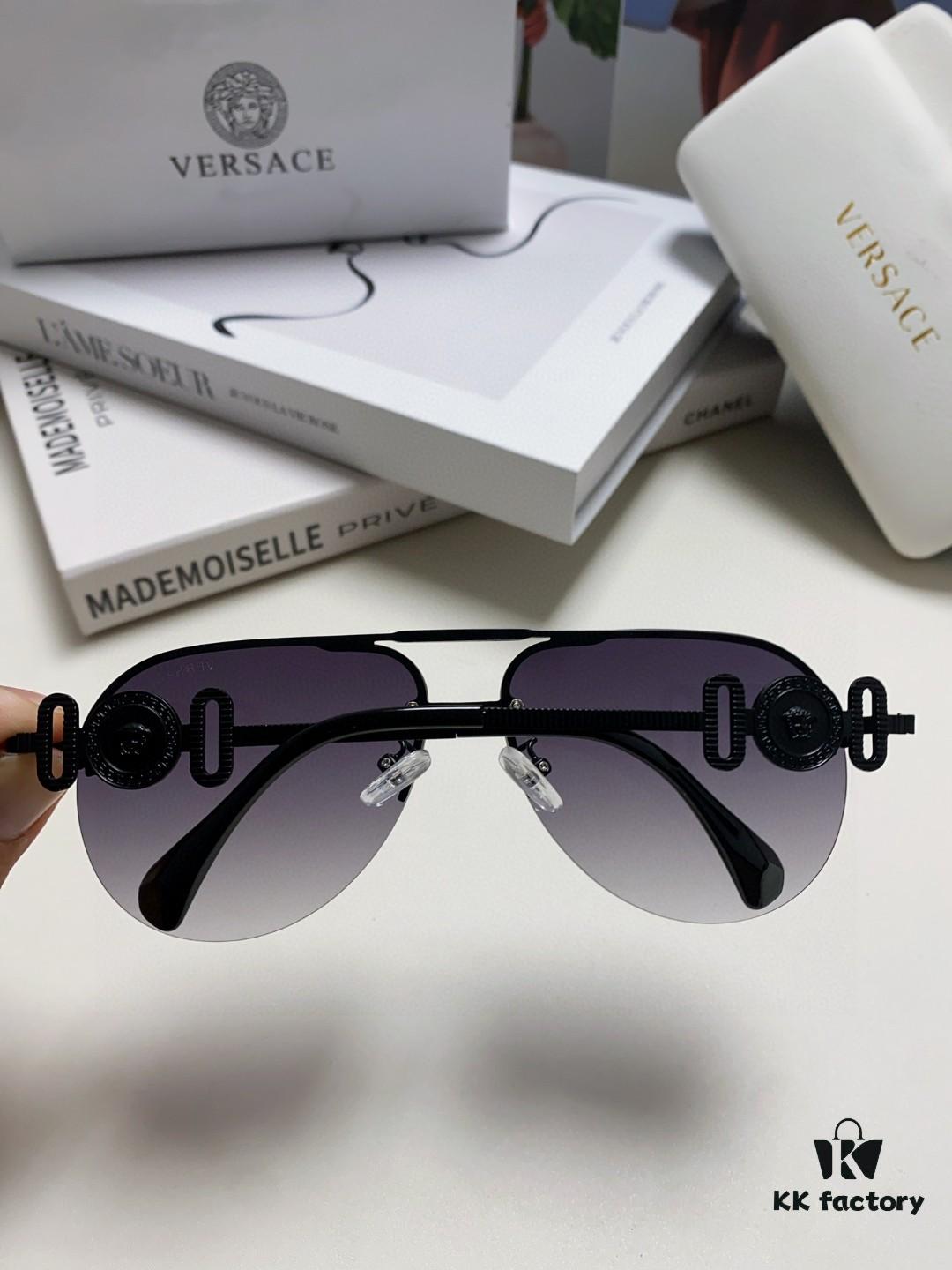 6931f9773a89a121ed54a983 VERSACE Versace Fashion Sunglasses in European and American Style, Unisex Polarized Sunglasses, Men's Sun Protection Glasses, Stylish Eyewear to Complement Facial Features