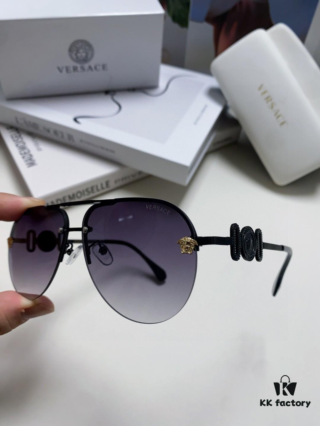 6931f9773a89a121ed54a984 VERSACE Versace Fashion Sunglasses in European and American Style, Unisex Polarized Sunglasses, Men's Sun Protection Glasses, Stylish Eyewear to Complement Facial Features