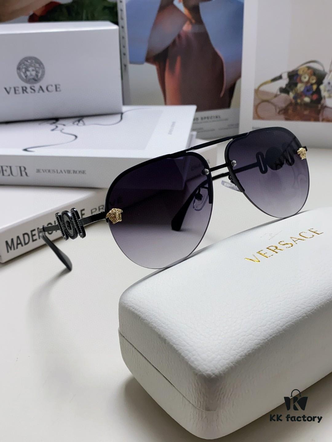6931f9773a89a121ed54a986 VERSACE Versace Fashion Sunglasses in European and American Style, Unisex Polarized Sunglasses, Men's Sun Protection Glasses, Stylish Eyewear to Complement Facial Features