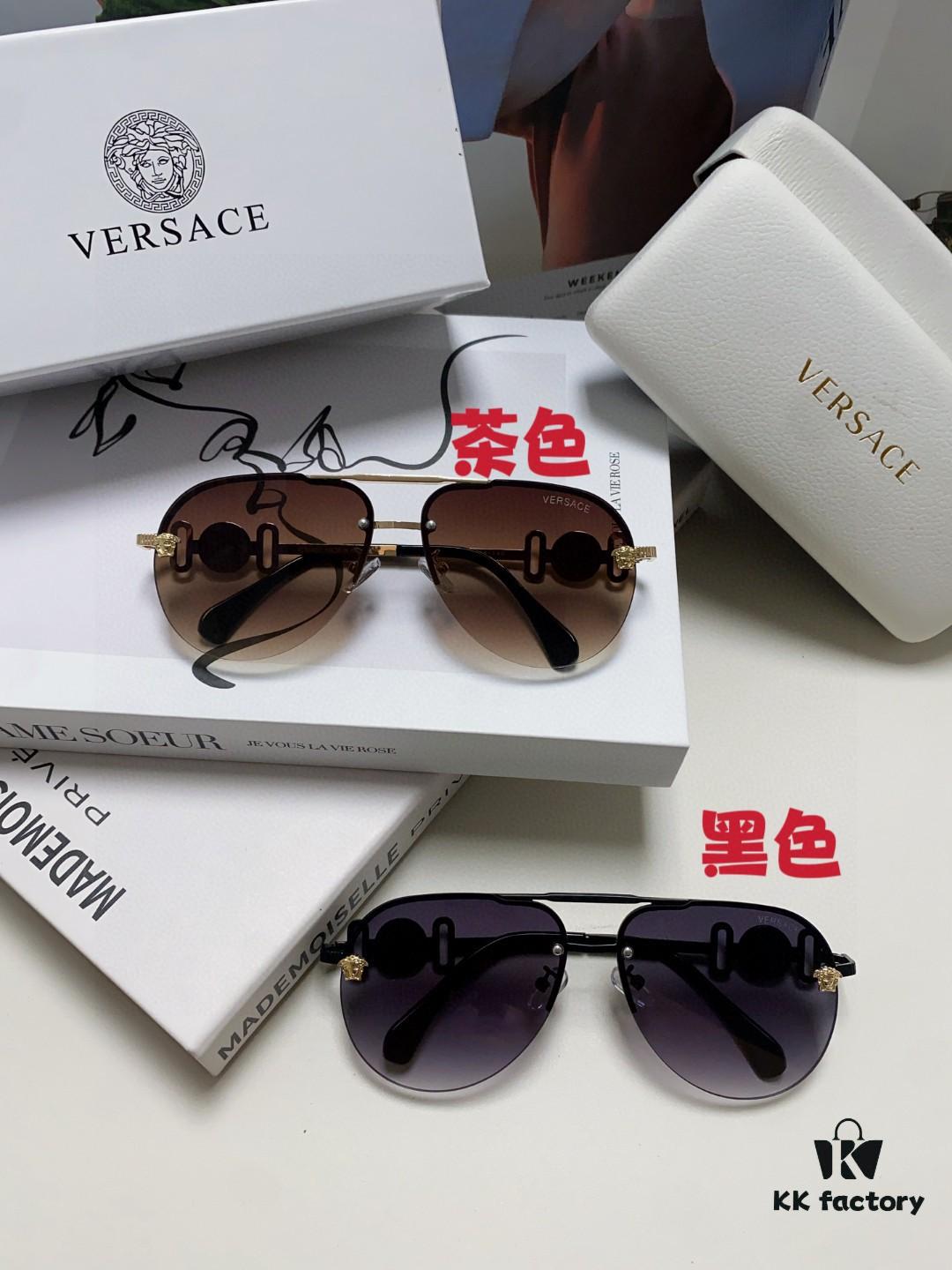 6931f9773a89a121ed54a988 VERSACE Versace Fashion Sunglasses in European and American Style, Unisex Polarized Sunglasses, Men's Sun Protection Glasses, Stylish Eyewear to Complement Facial Features