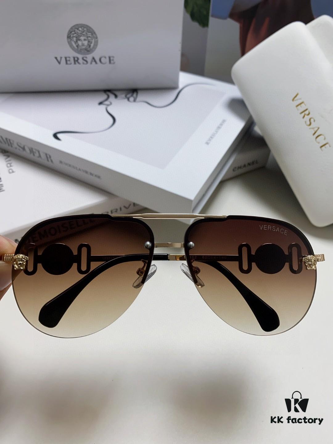 6931f9773a89a121ed54a98c VERSACE Versace Fashion Sunglasses in European and American Style, Unisex Polarized Sunglasses, Men's Sun Protection Glasses, Stylish Eyewear to Complement Facial Features