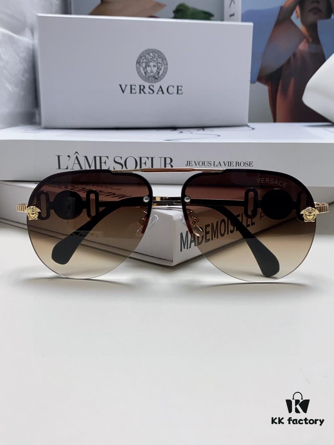 6931f9783a89a121ed54a98f VERSACE Versace Fashion Sunglasses in European and American Style, Unisex Polarized Sunglasses, Men's Sun Protection Glasses, Stylish Eyewear to Complement Facial Features