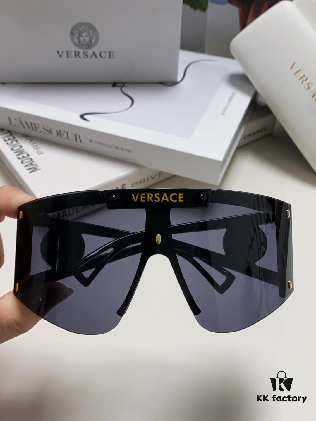 6931f97b3a89a121ed54a9b1 Versaxe Versace 2024 New Arrival European and American Style One-Piece Sunglasses, Fashionable Oversized Hollow-Out Sunglasses for Men and Women