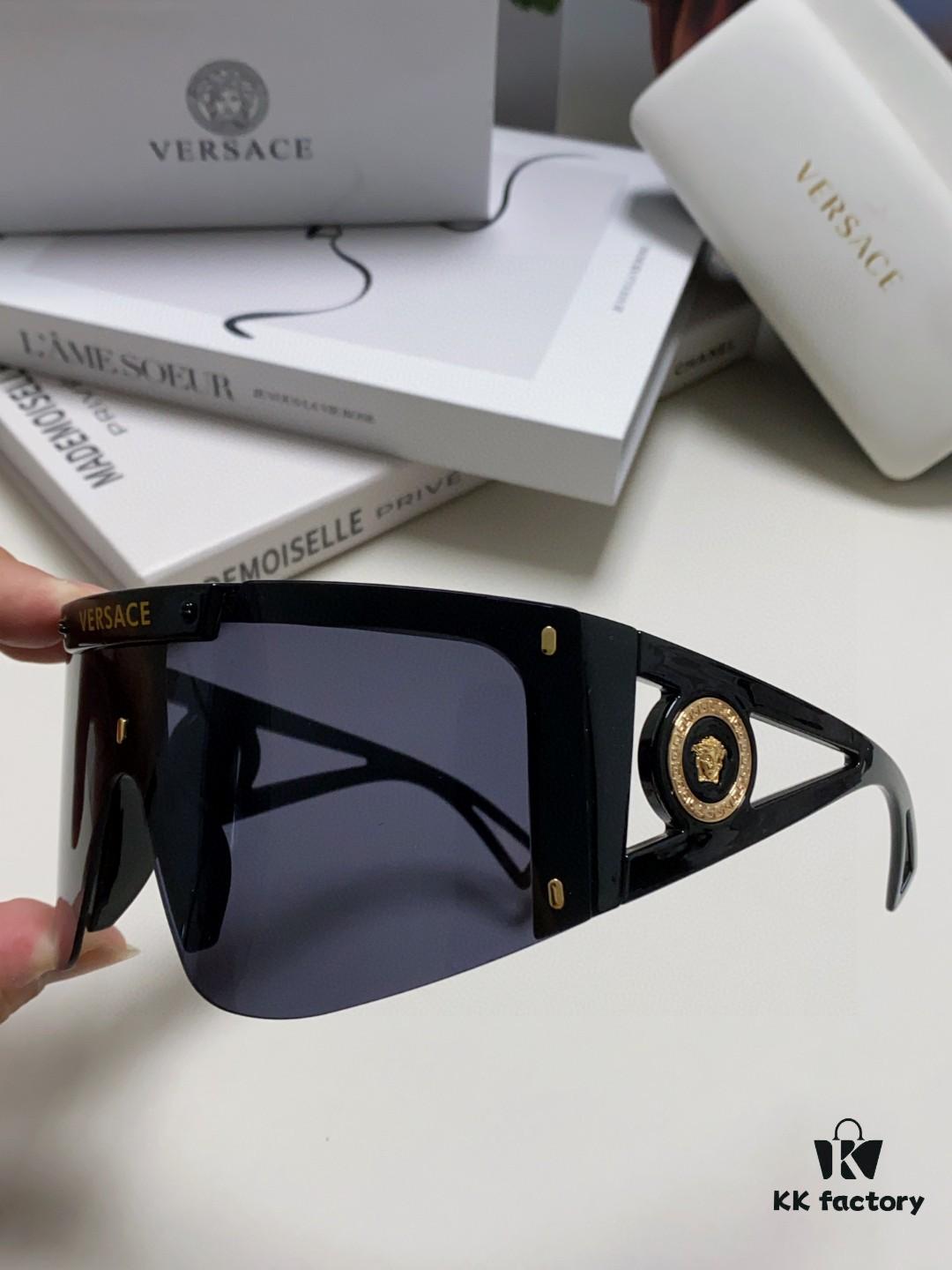6931f97b3a89a121ed54a9b3 Versaxe Versace 2024 New Arrival European and American Style One-Piece Sunglasses, Fashionable Oversized Hollow-Out Sunglasses for Men and Women