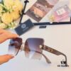 6931f97d3a89a121ed54a9d8 Versac 2024 New Arrival Frameless Cutout Human Head Shape Luxury Style Women's Sunglasses Fashion Trendy Influencer Sun Glasses