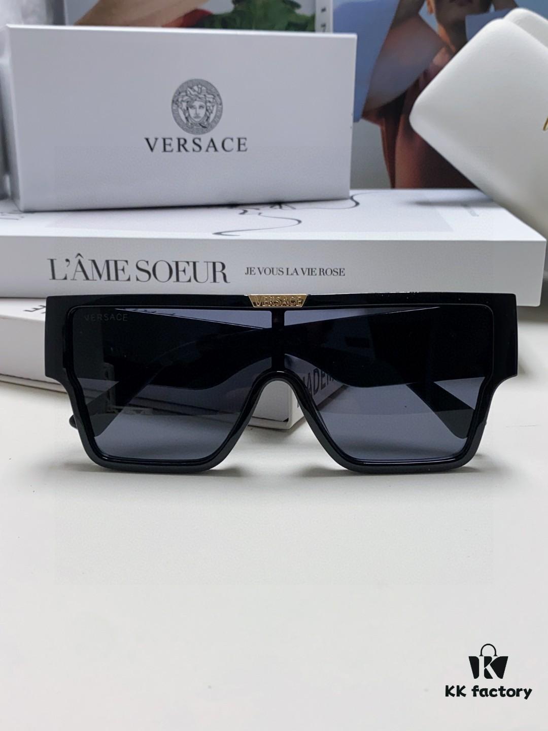 6931f97f3a89a121ed54a9f0 Versace 2024 New Arrival European and American Style Oversized Square Frame Sunglasses for Women with Round Face, Fashion Unisex Sunglasses