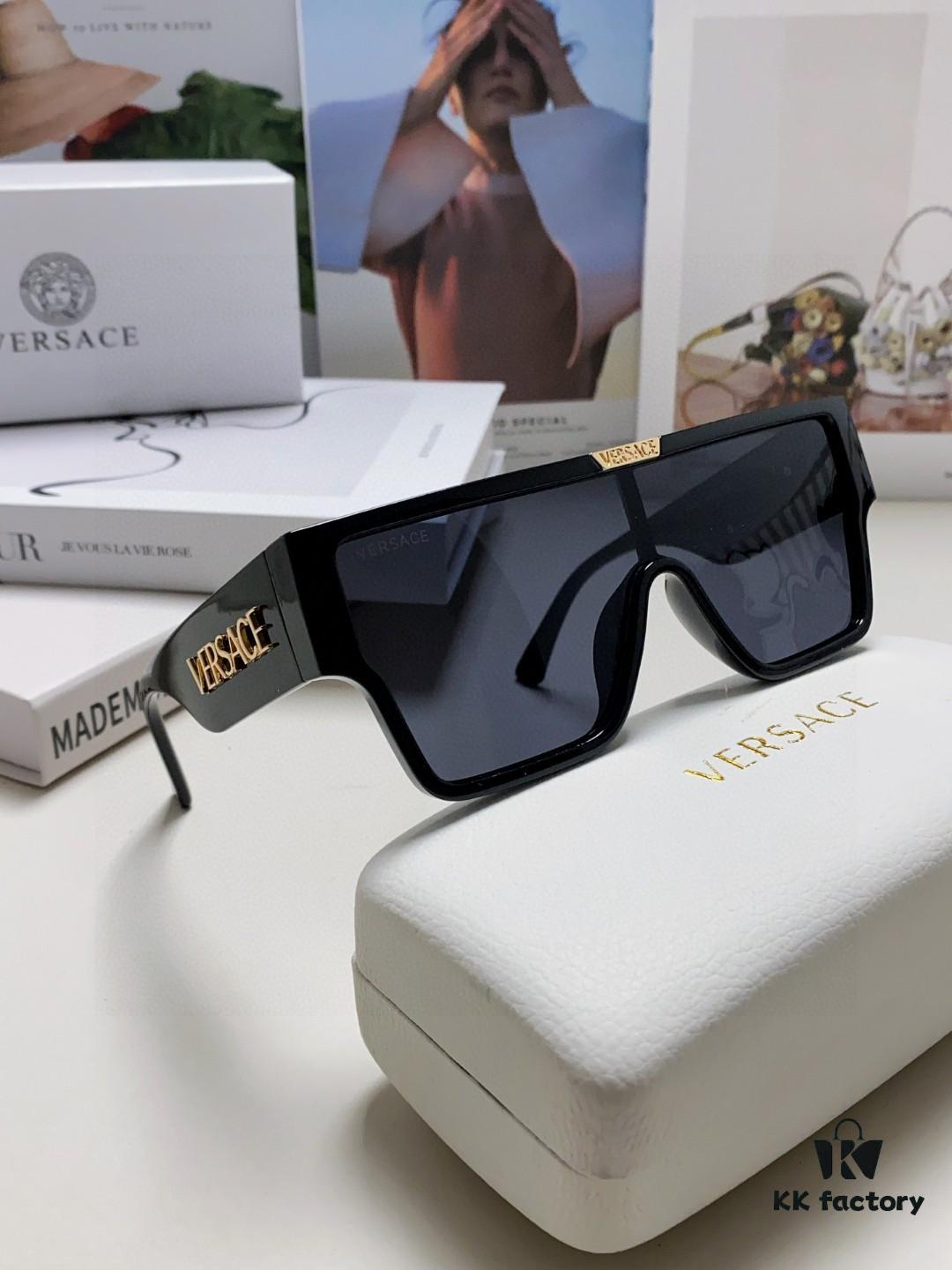 6931f97f3a89a121ed54a9f1 Versace 2024 New Arrival European and American Style Oversized Square Frame Sunglasses for Women with Round Face, Fashion Unisex Sunglasses