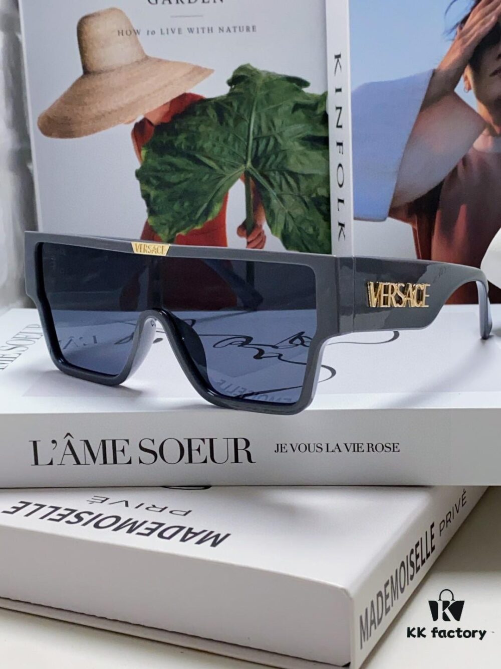 6931f97f3a89a121ed54a9f4 Versace 2024 New Arrival European and American Style Oversized Square Frame Sunglasses for Women with Round Face, Fashion Unisex Eyewear