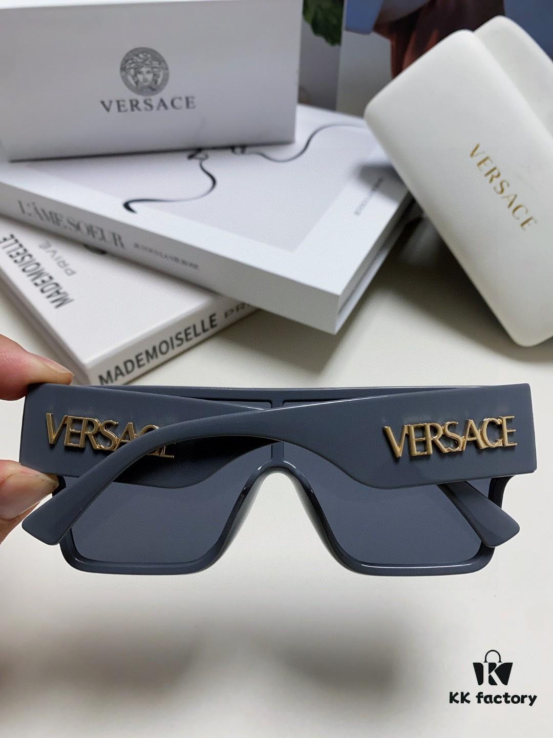 6931f9803a89a121ed54a9f8 Versace 2024 New Arrival European and American Style Oversized Square Frame Sunglasses for Women with Round Face, Fashion Unisex Eyewear