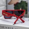 6931f9803a89a121ed54aa00 Versace 2024 New Arrival European and American Style Oversized Square Frame Sunglasses for Women with Round Face, Fashion Unisex Sunglasses