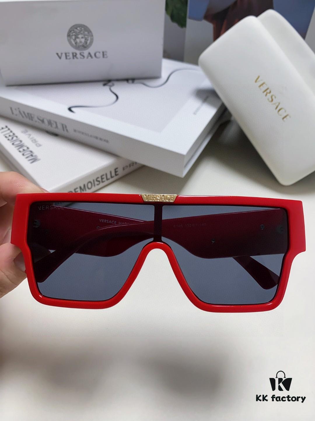 6931f9803a89a121ed54aa01 Versace 2024 New Arrival European and American Style Oversized Square Frame Sunglasses for Women with Round Face, Fashion Unisex Sunglasses