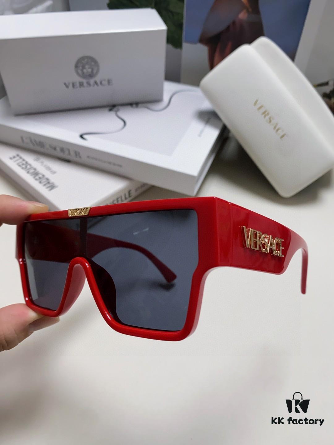 6931f9803a89a121ed54aa03 Versace 2024 New Arrival European and American Style Oversized Square Frame Sunglasses for Women with Round Face, Fashion Unisex Sunglasses
