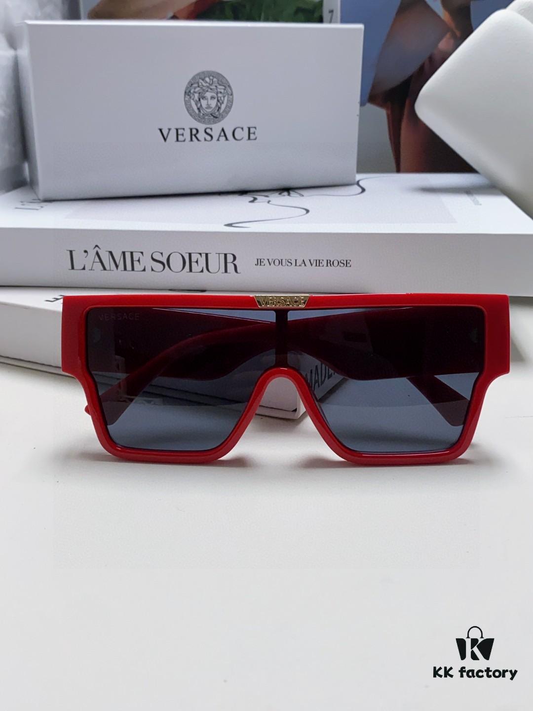 6931f9803a89a121ed54aa04 Versace 2024 New Arrival European and American Style Oversized Square Frame Sunglasses for Women with Round Face, Fashion Unisex Sunglasses