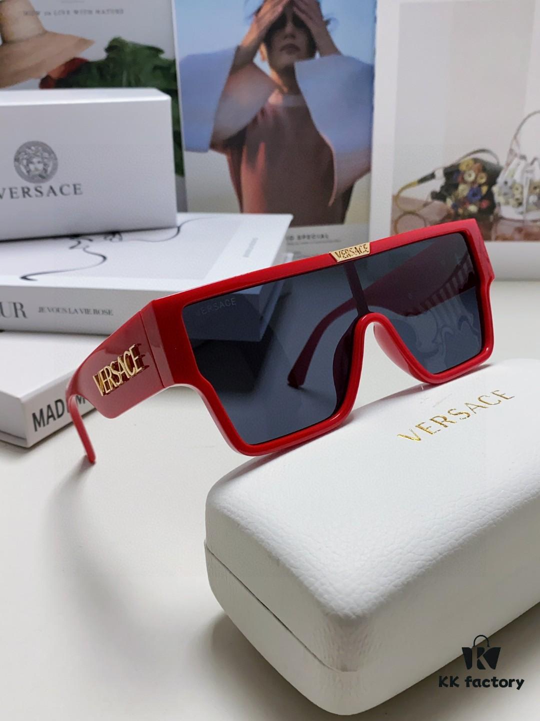 6931f9803a89a121ed54aa05 Versace 2024 New Arrival European and American Style Oversized Square Frame Sunglasses for Women with Round Face, Fashion Unisex Sunglasses