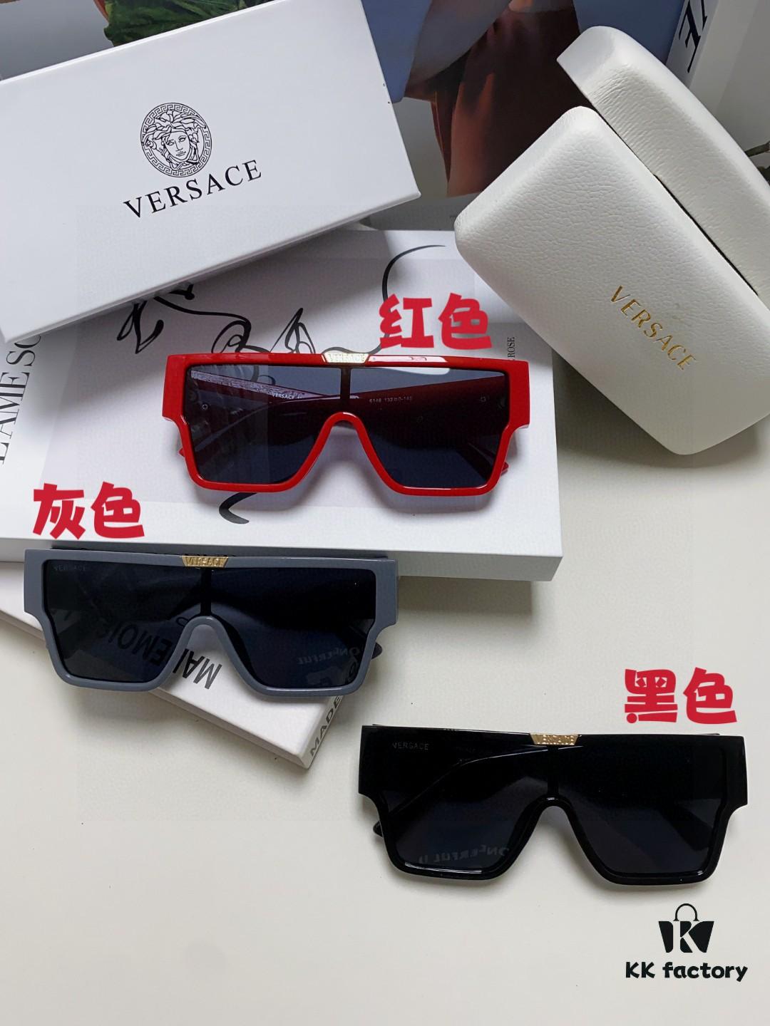 6931f9813a89a121ed54aa07 Versace 2024 New Arrival European and American Style Oversized Square Frame Sunglasses for Women with Round Face, Fashion Unisex Sunglasses